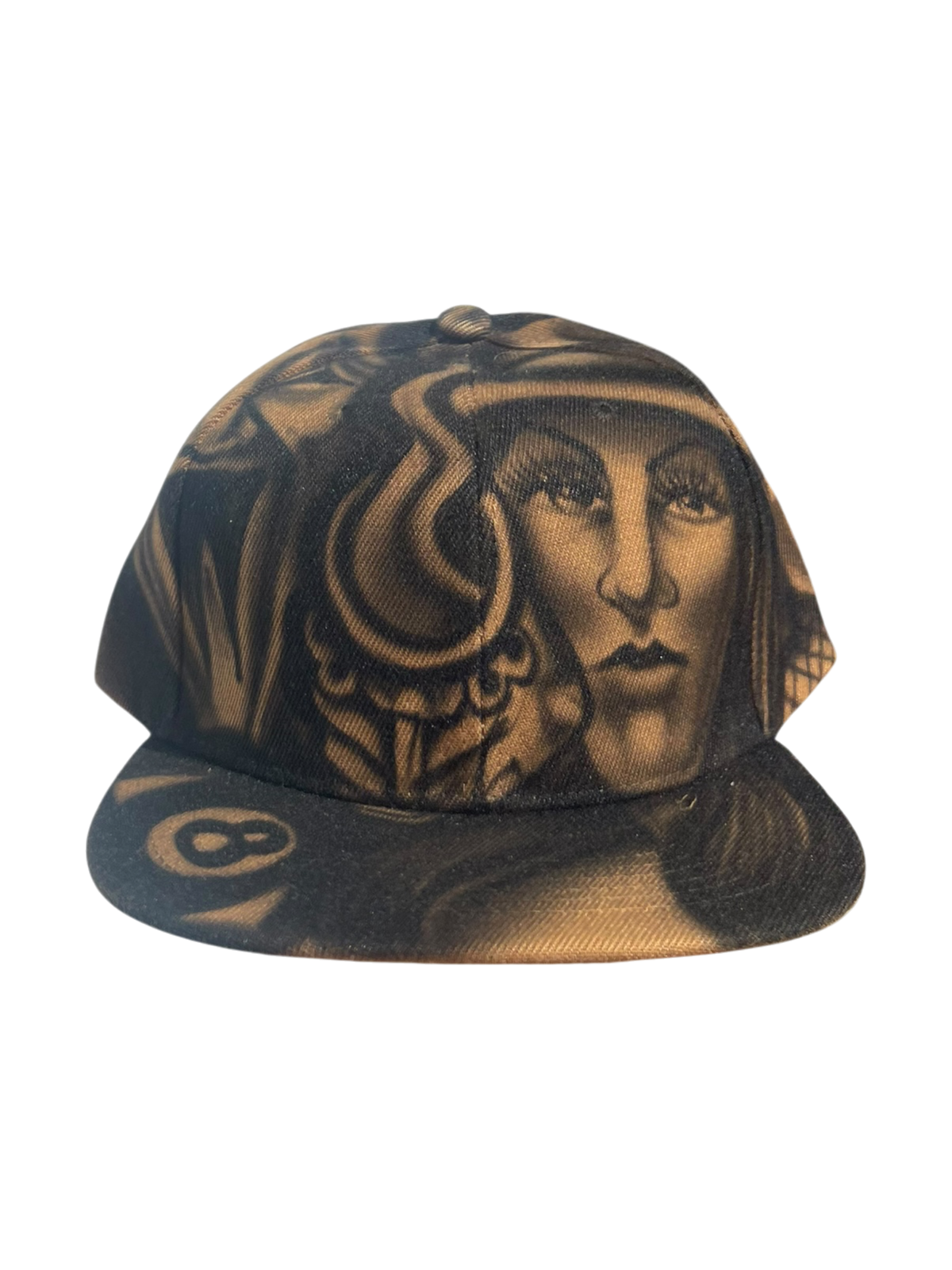 Airbrushed Brown Chicano SnapBack