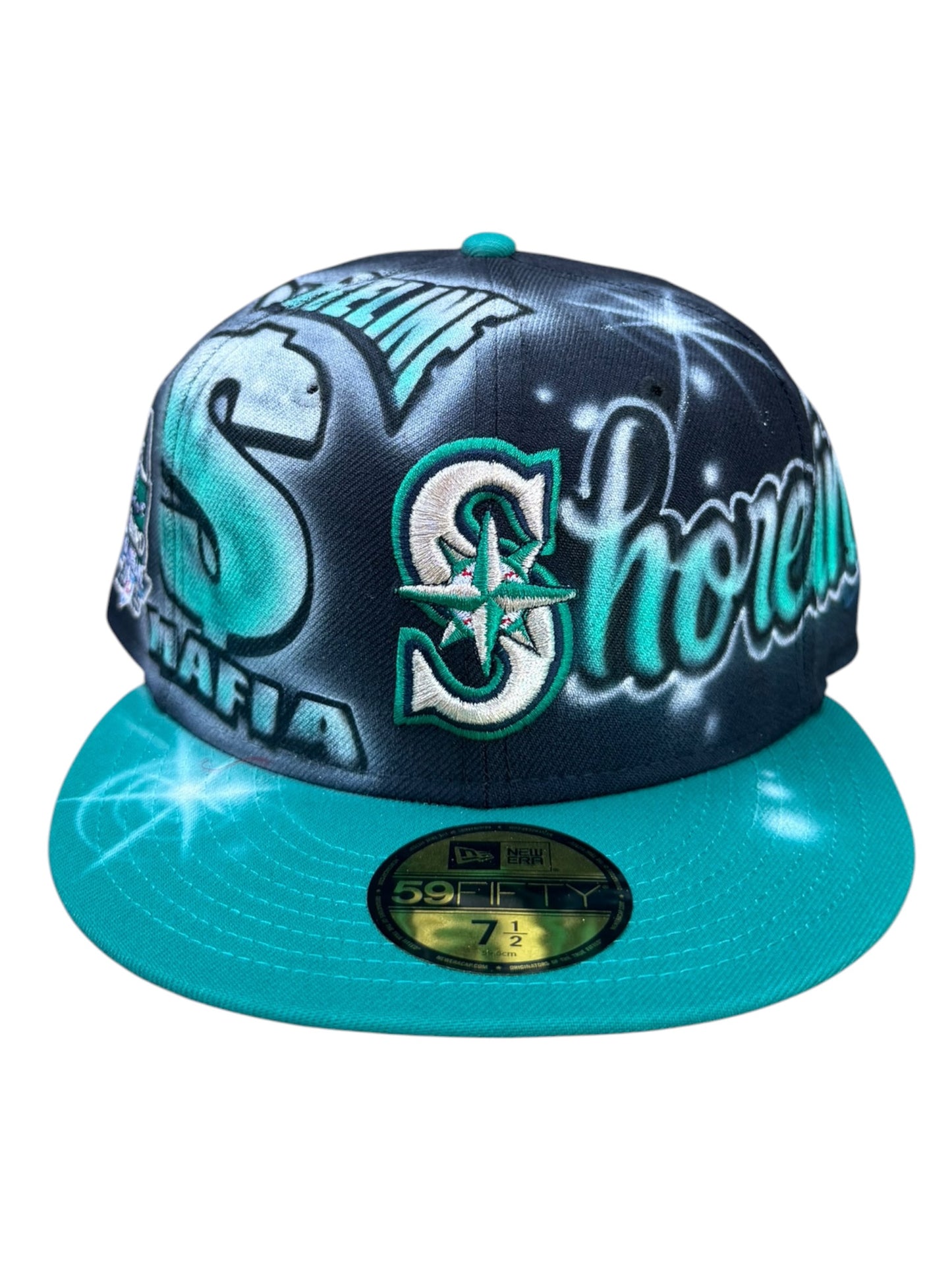 Shoreline Mafia Seattle Airbrushed Fitted