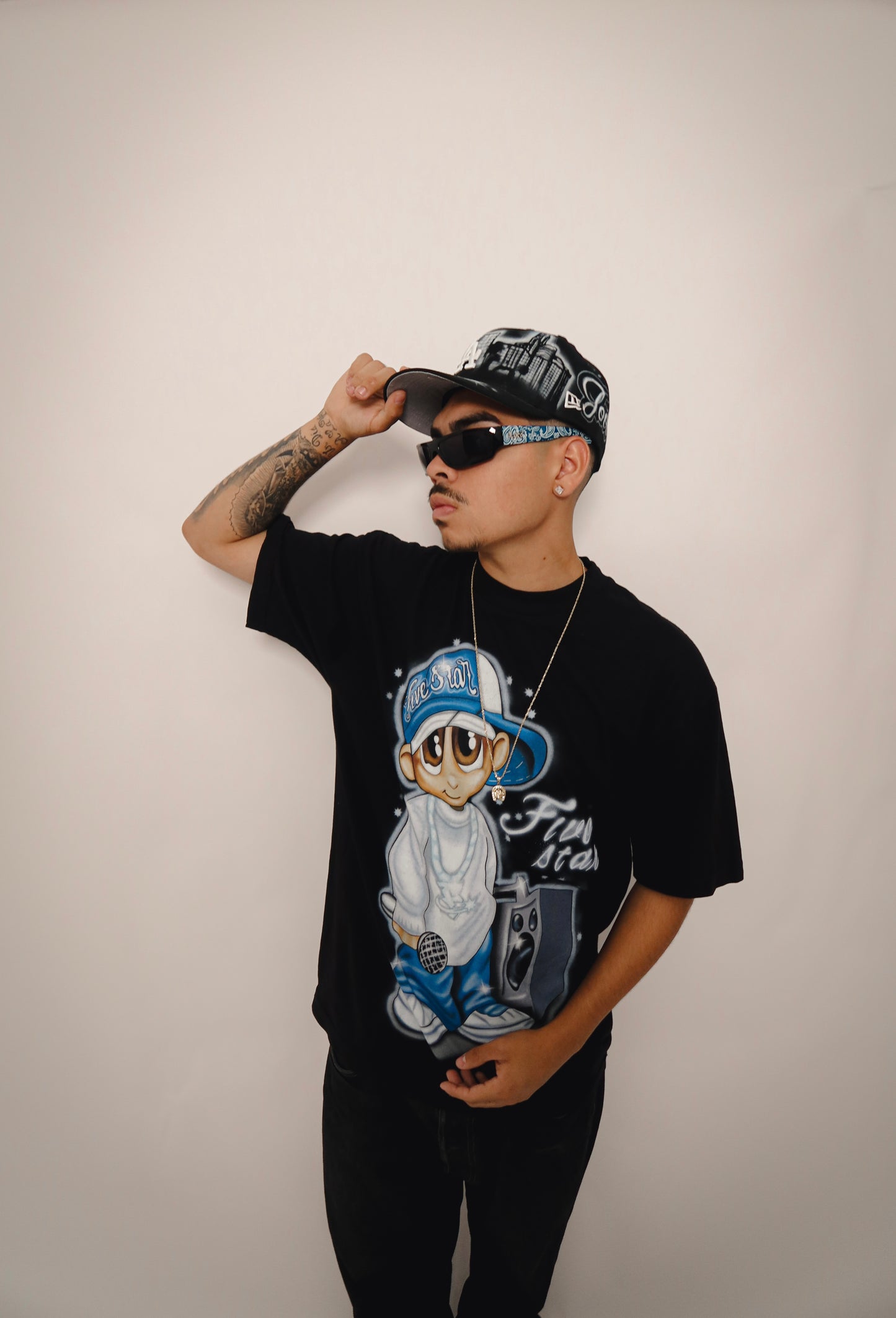 Fivestar Airbrush Style Tee