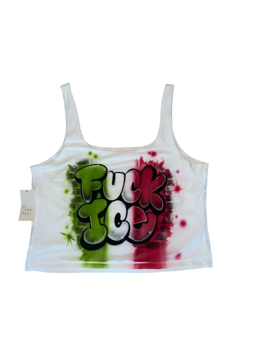 F**K ICE Women’s Airbrushed Crop Top