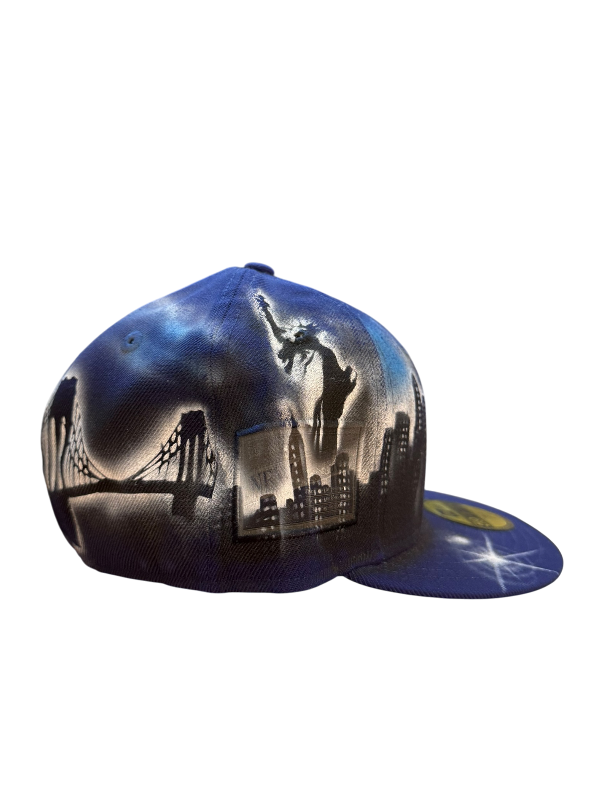 Size 7 3/8 Brooklyn Airbrush Fitted