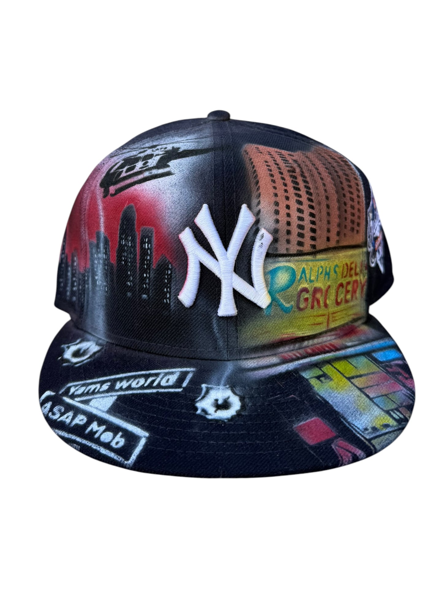 Size 7 1/4 NY HarlemWorld Airbrush Fitted