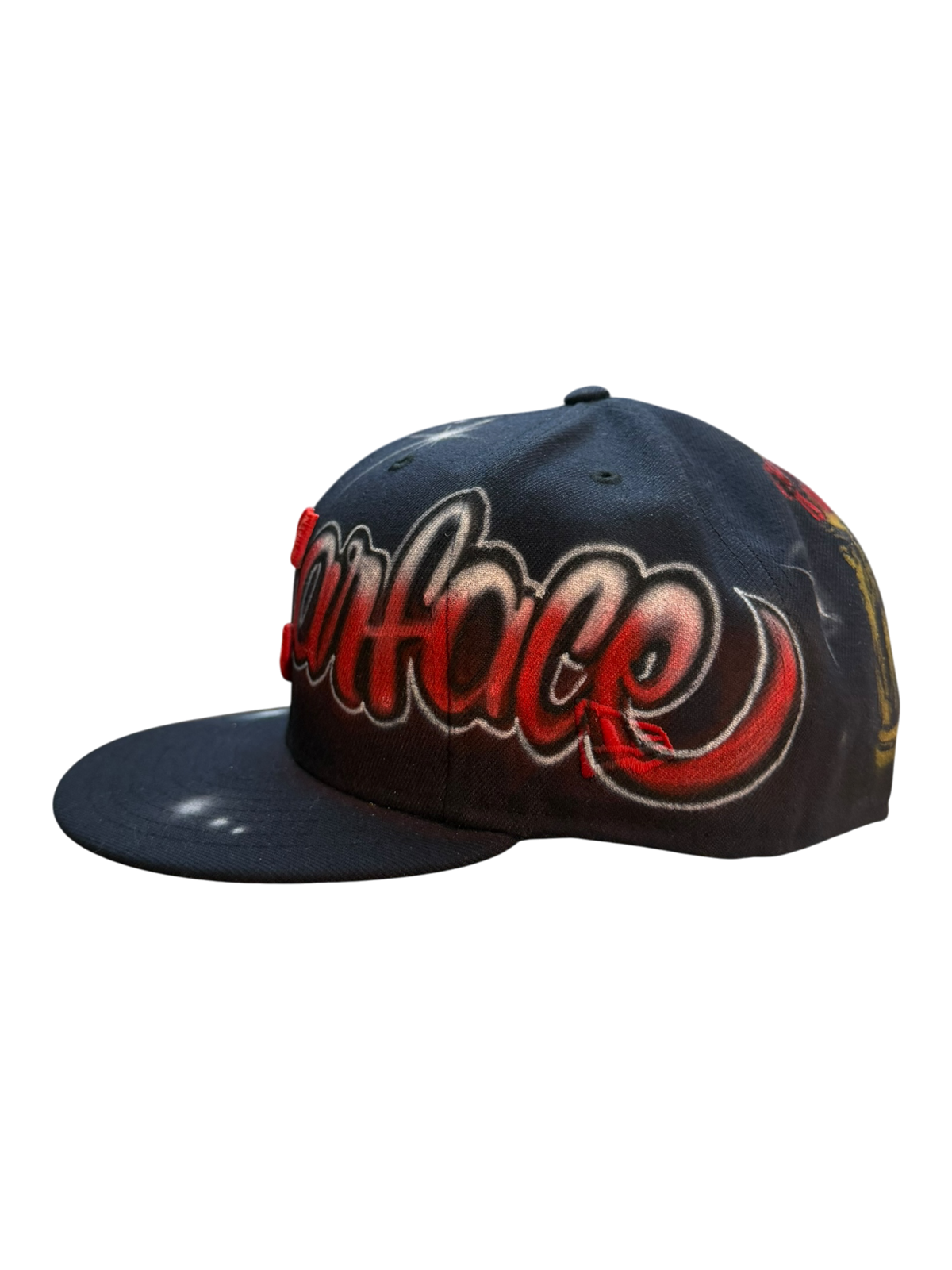 Size 7 1/2 Cleveland Scarface Airbrush Fitted