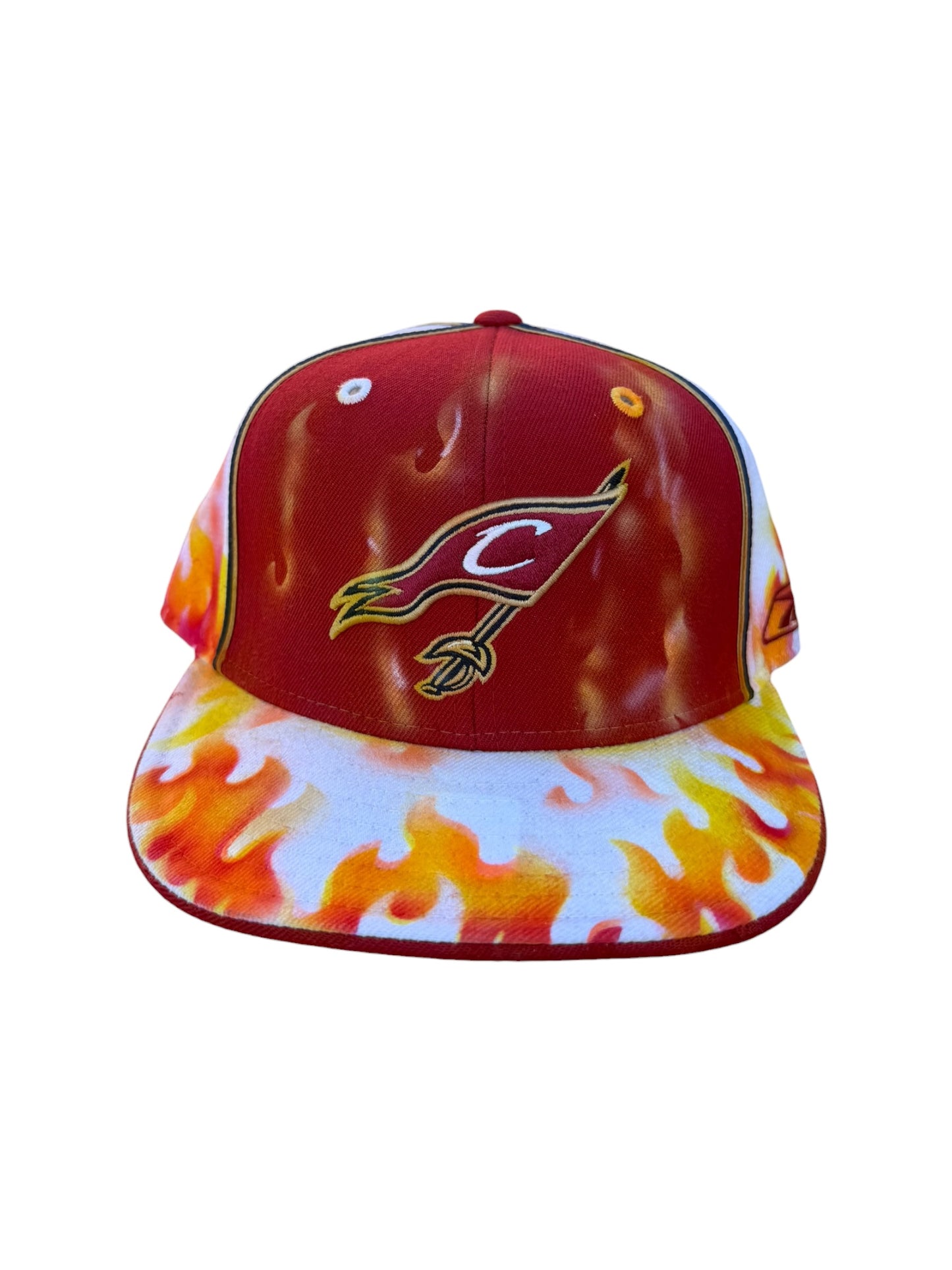 Size 7 1/4 Vintage Cavs Airbrush Fitted