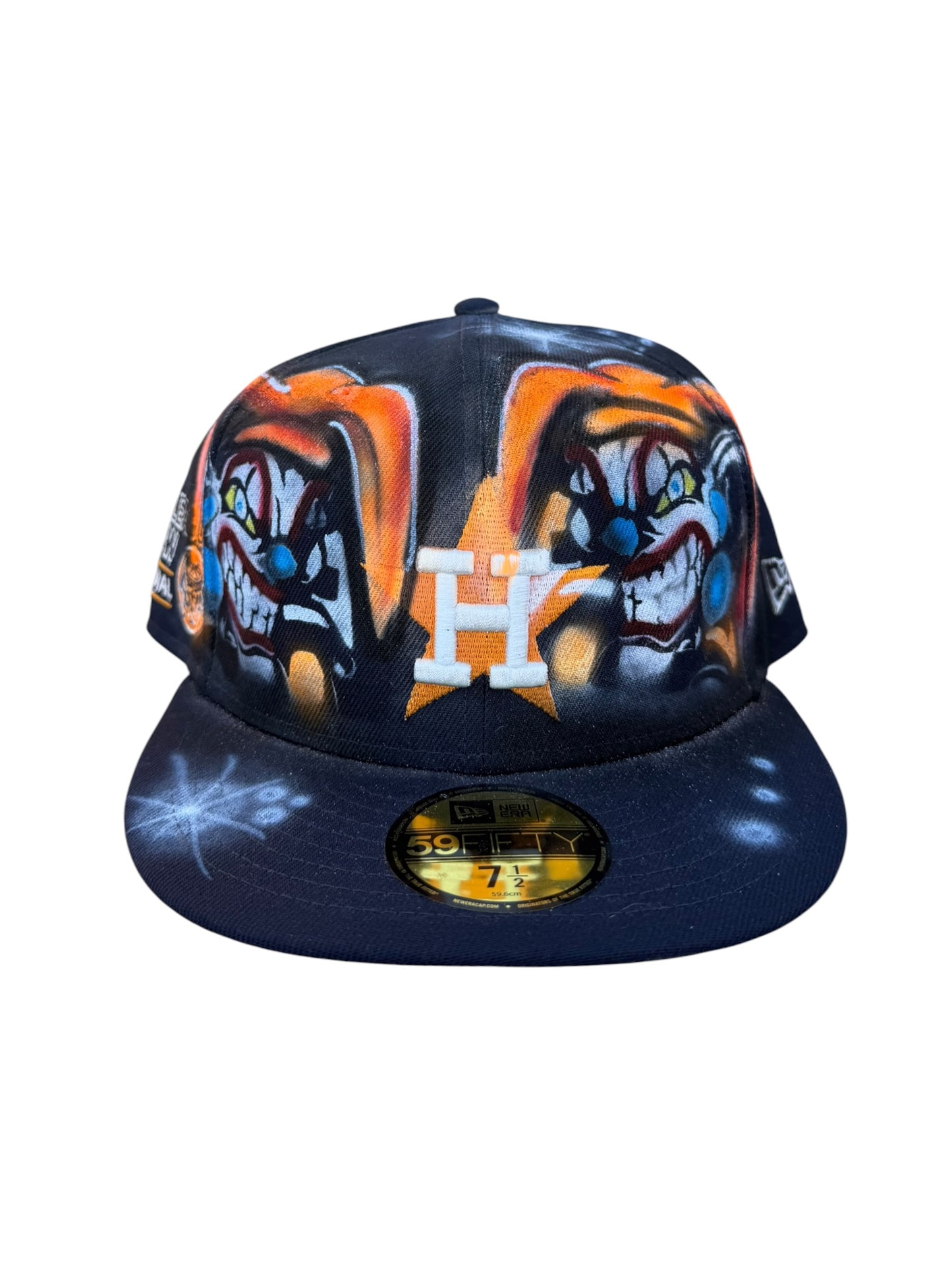 Size 7 1/2 Houston Clown Airbrush Fitted