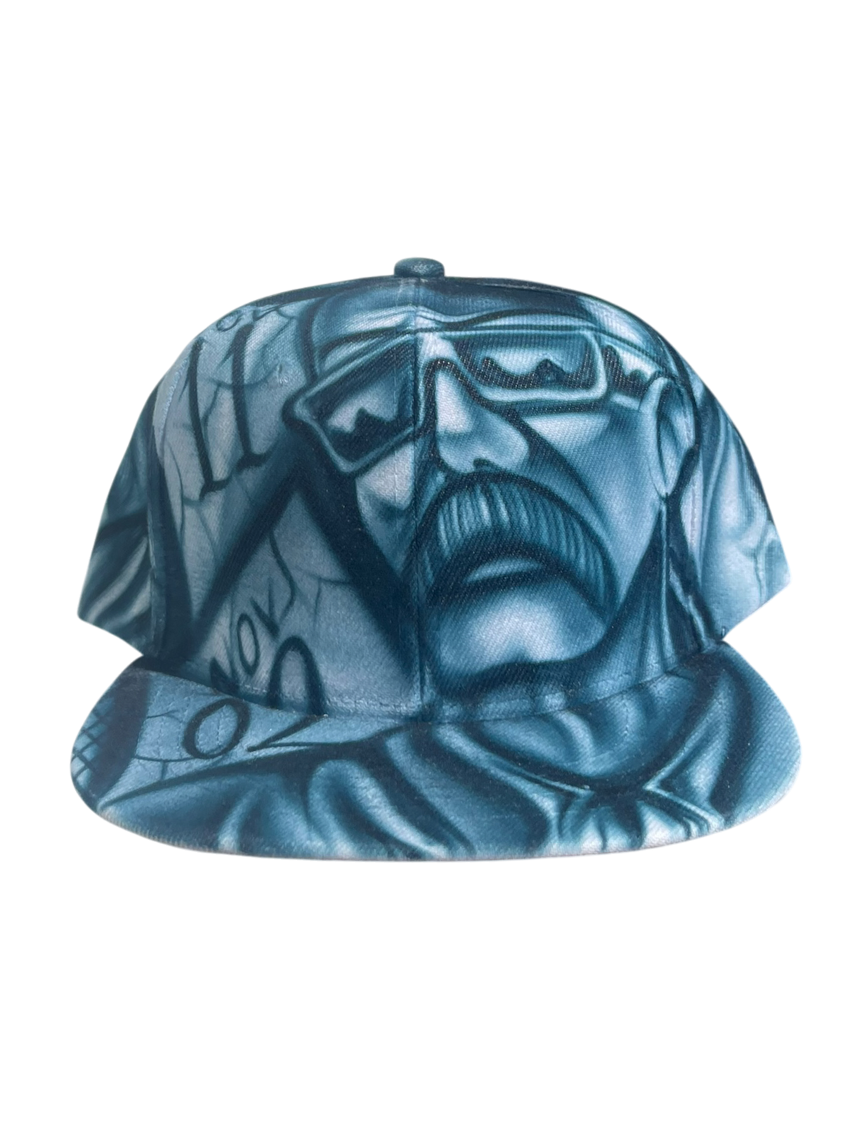 Airbrushed Blue Chicano SnapBack
