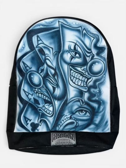 Airbrush Laugh Now Cry Later Backpack