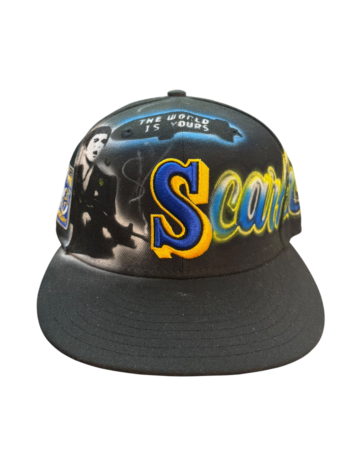 Size 7 1/4 Seattle Scarface Airbrush Fitted