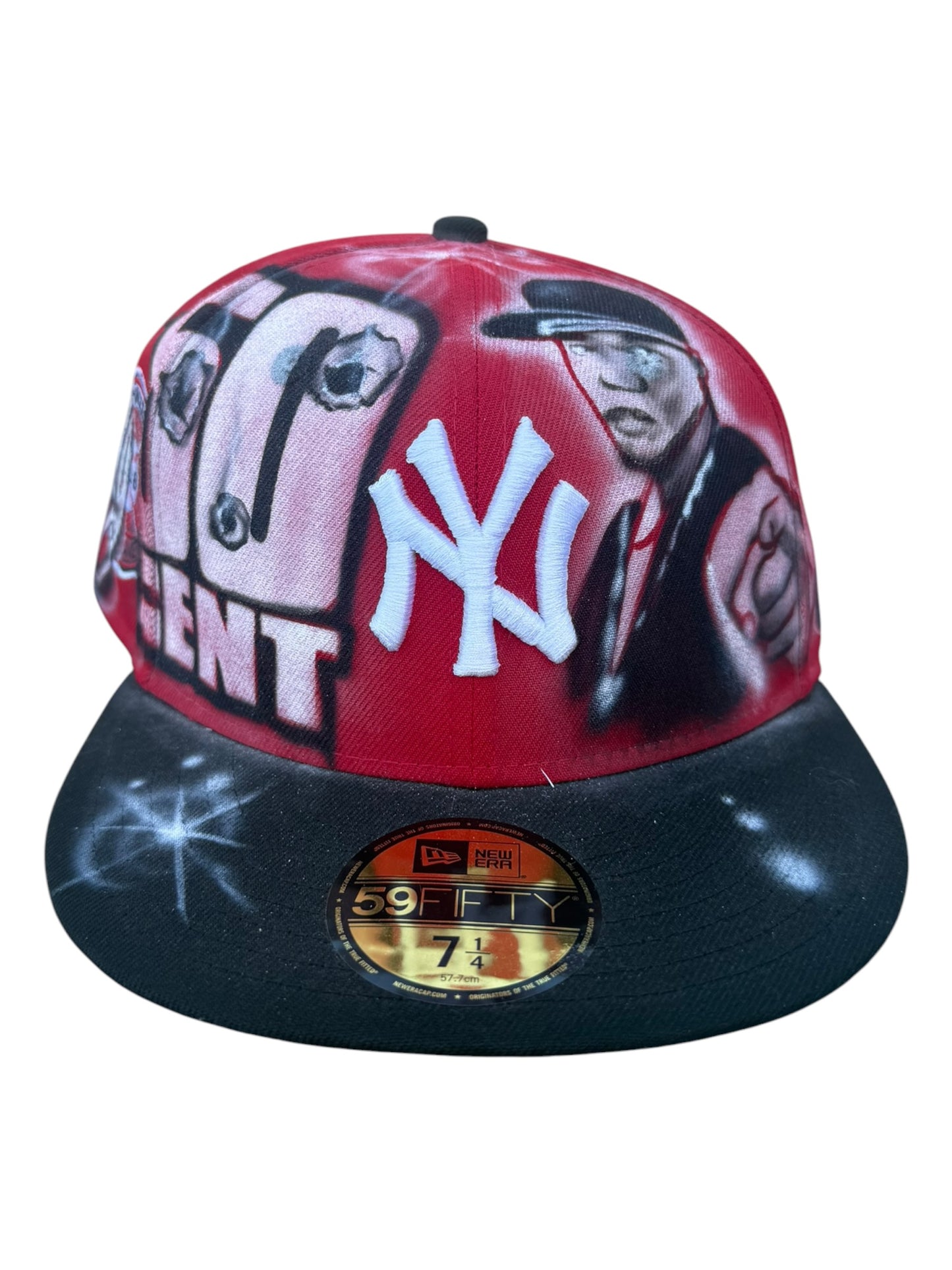 Size 7 1/4 50Cent Airbrush Fitted