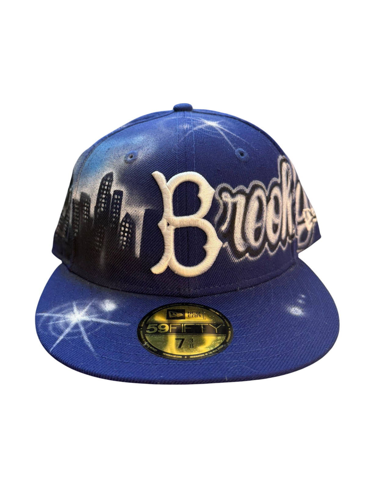 Size 7 3/8 Brooklyn Airbrush Fitted