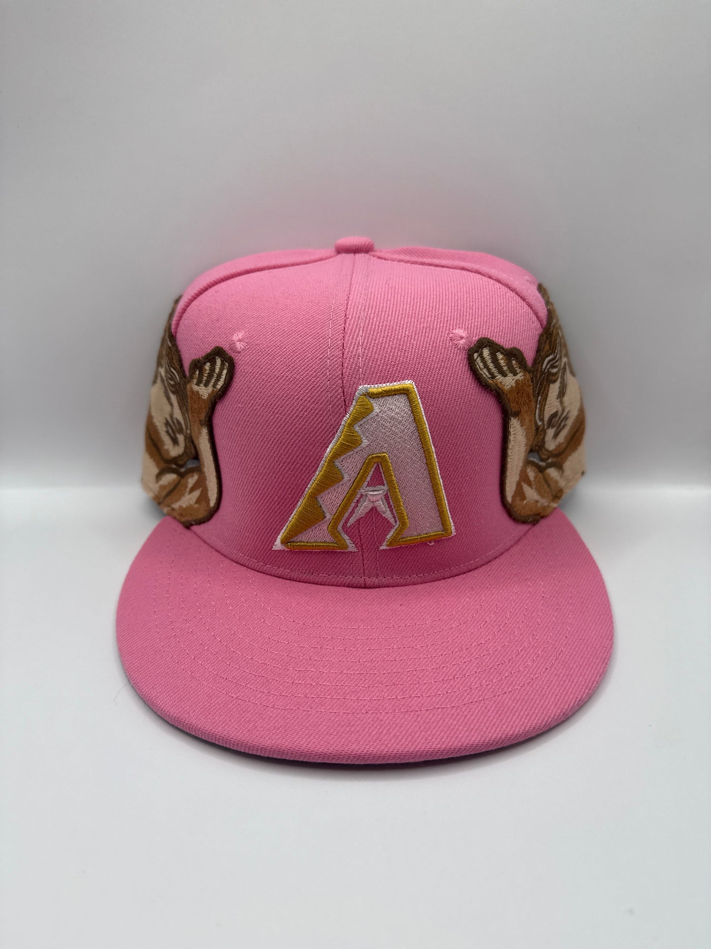 Pink Jon Stan Fitted Hats