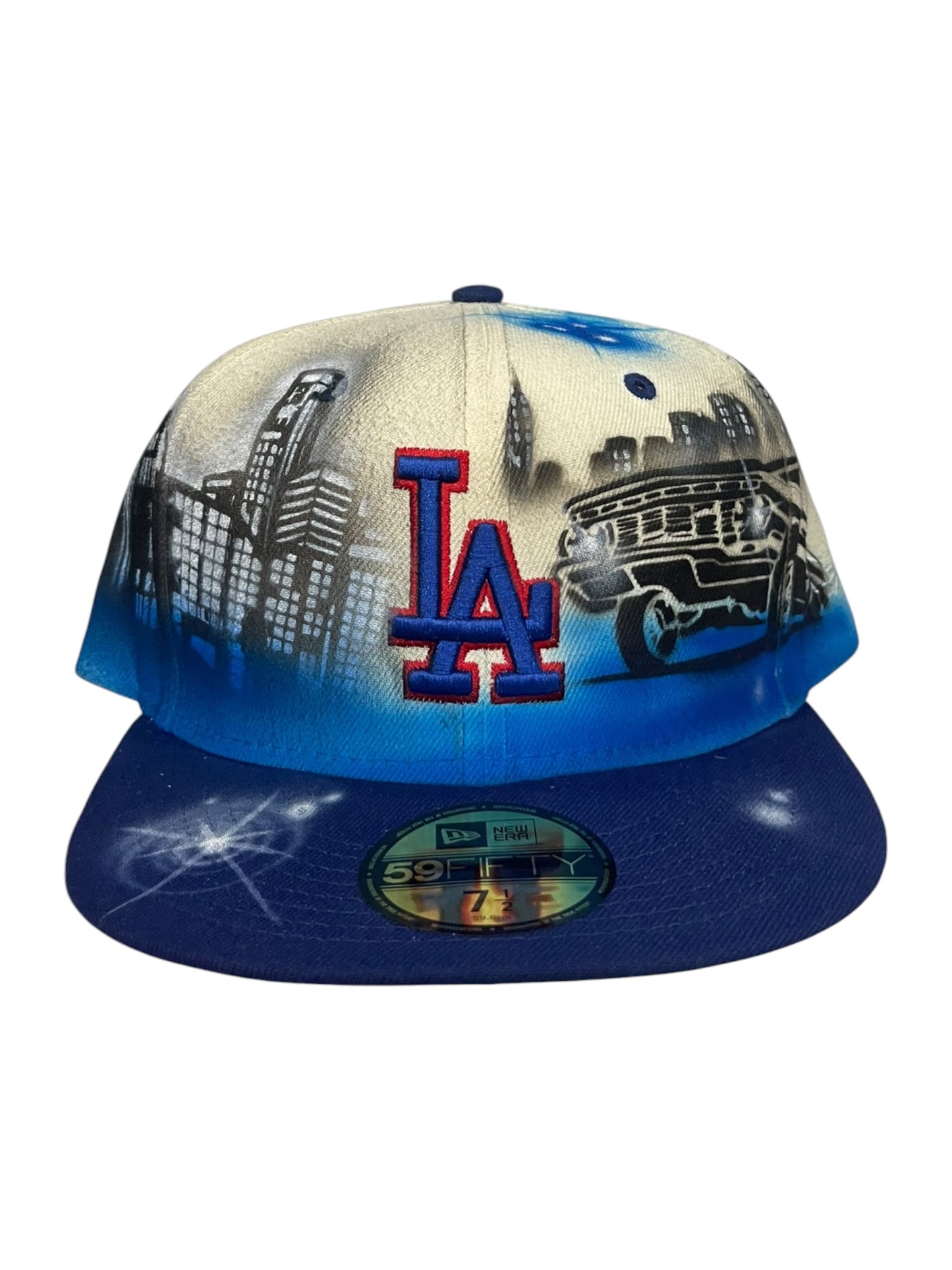 Size 7 1/2 LA 2 Tone Lowrider Fitted