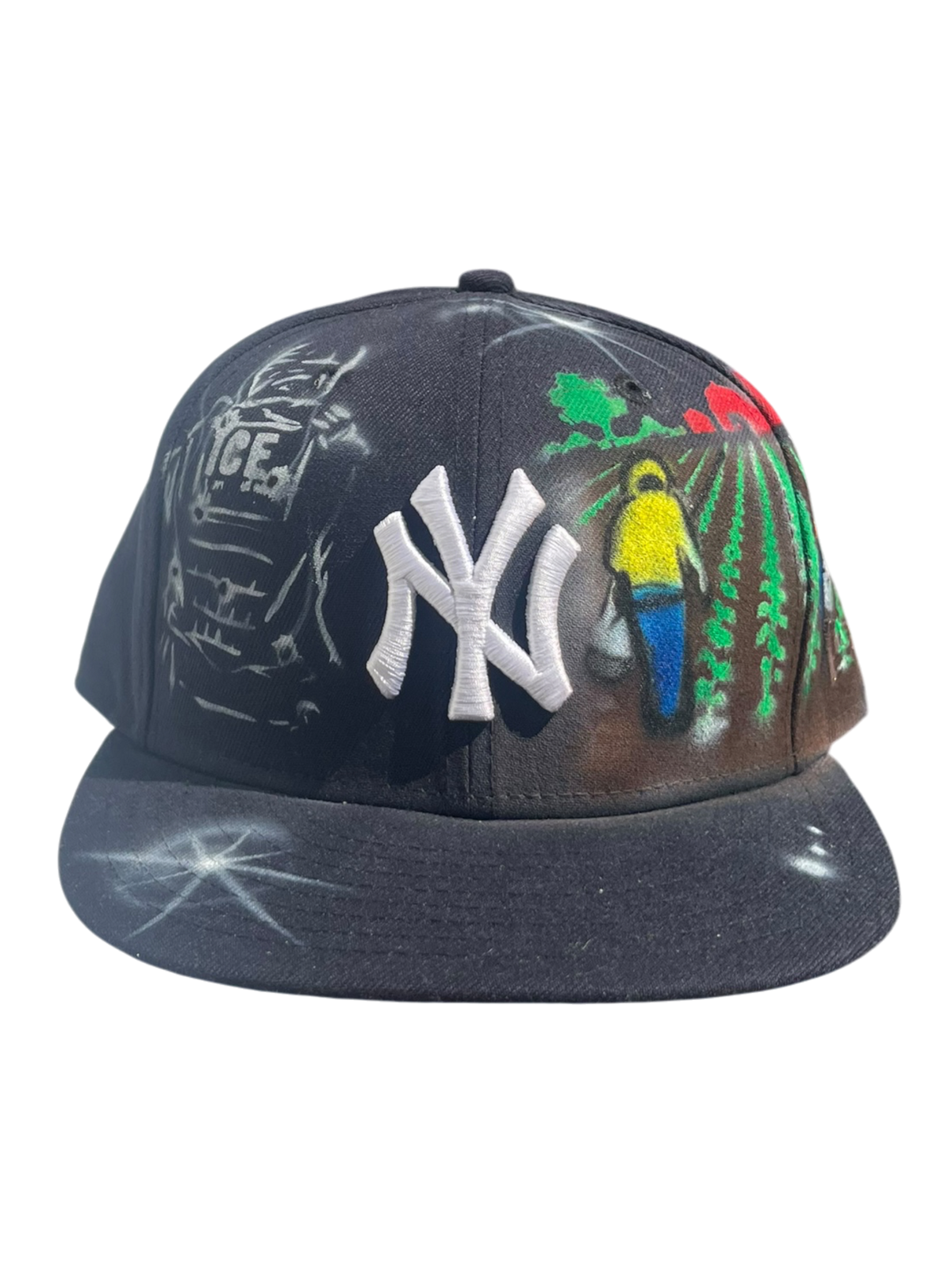 Size 7 1/2 NY F**K ICE Fitted