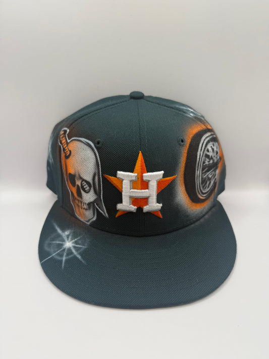 Size 7 1/4 Houston Airbrush Fitted