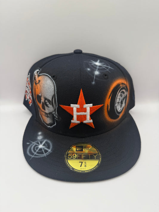 Size 7 5/8 Houston Airbrush Fitted