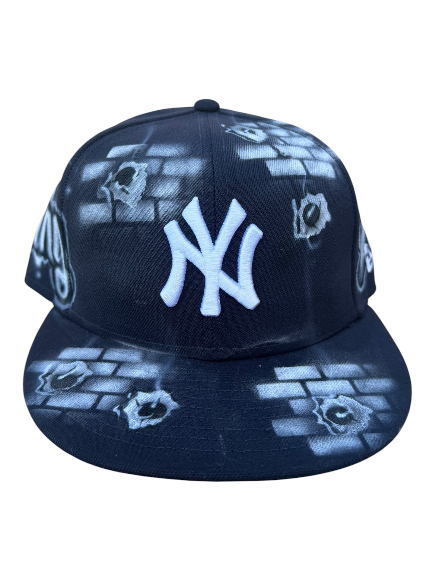 Size 7 1/4 NY Get Rich or Die Trying Airbrush Fitted