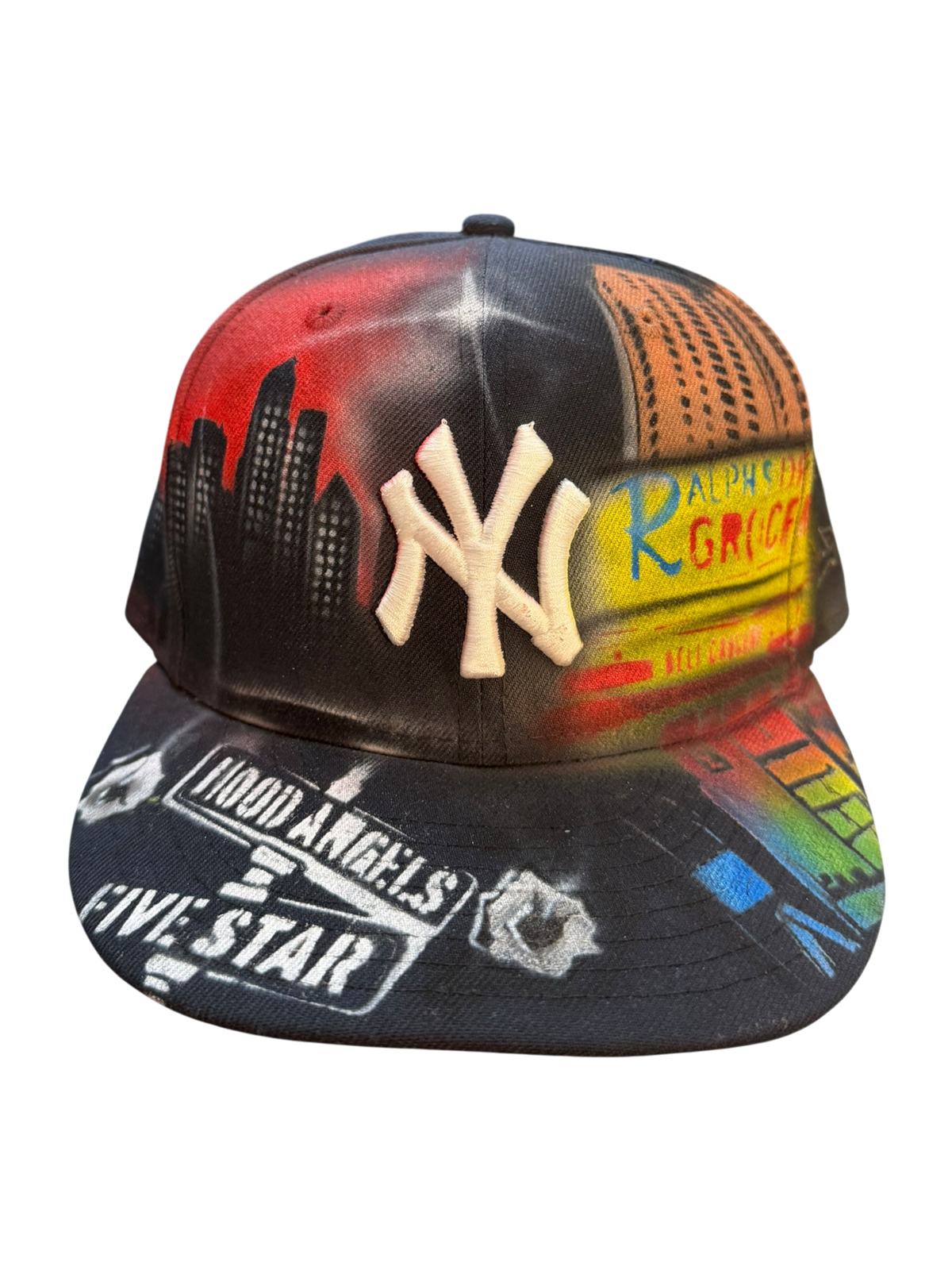 Size 7 1/4 NY Bodega Airbrush Fitted