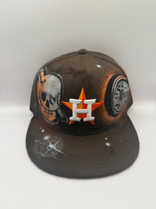 Size 7 1/2 Houston Suede Airbrush Fitted