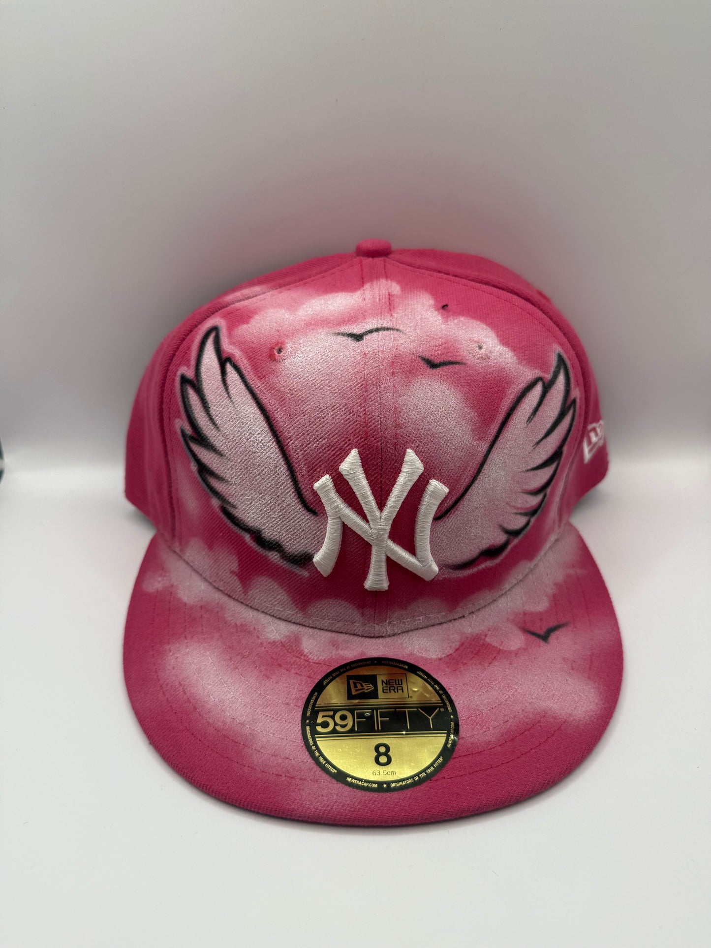 Size 8 NY Pink Airbrush Fitted