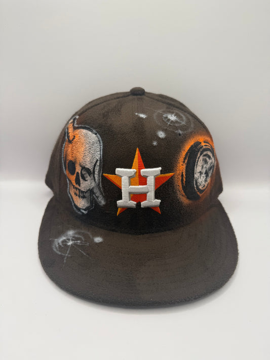 Size 7 Houston Suede Airbrush Fitted