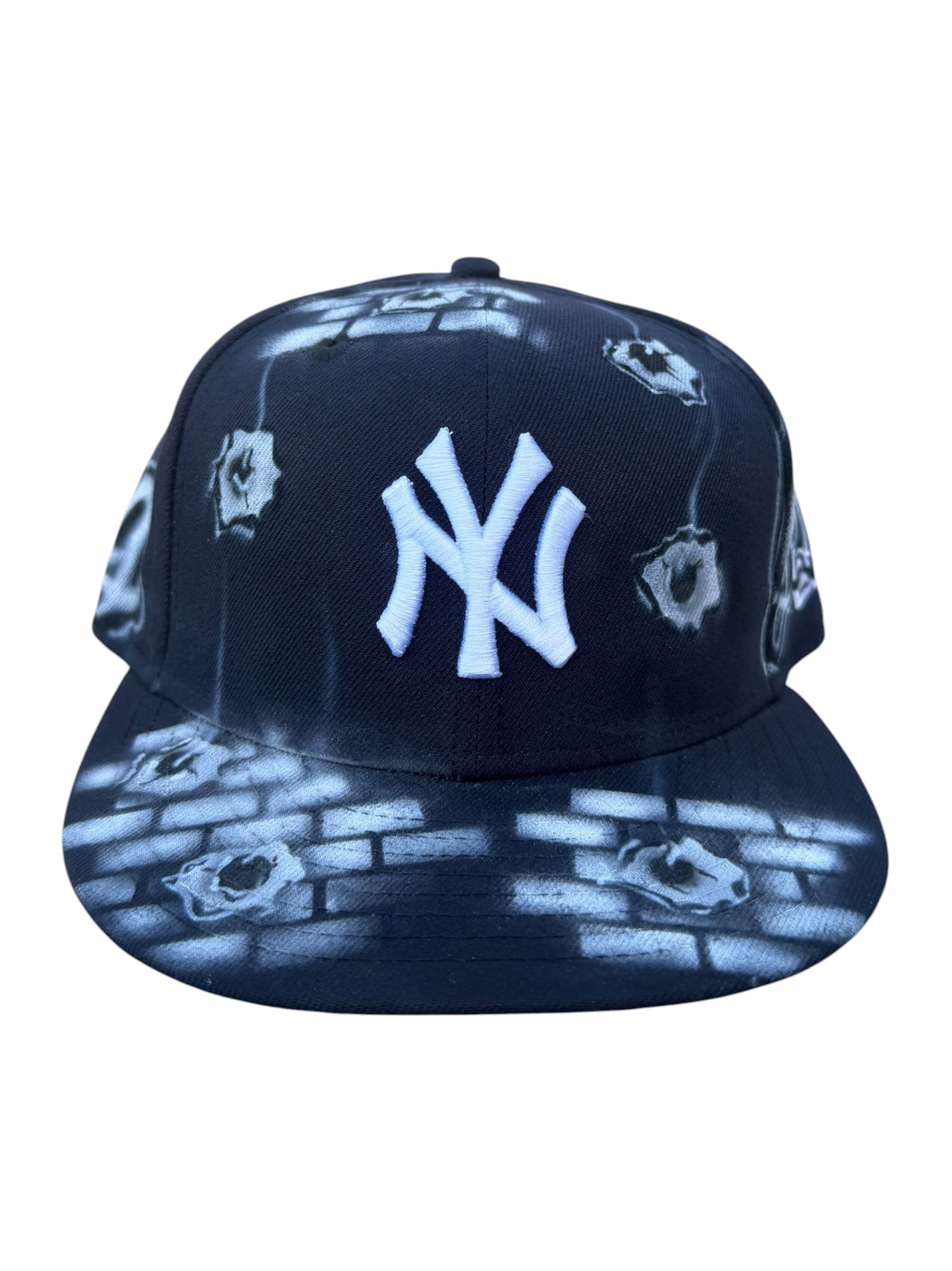 Size 7 3/8 NY Get Rich or Die Trying Airbrush Fitted