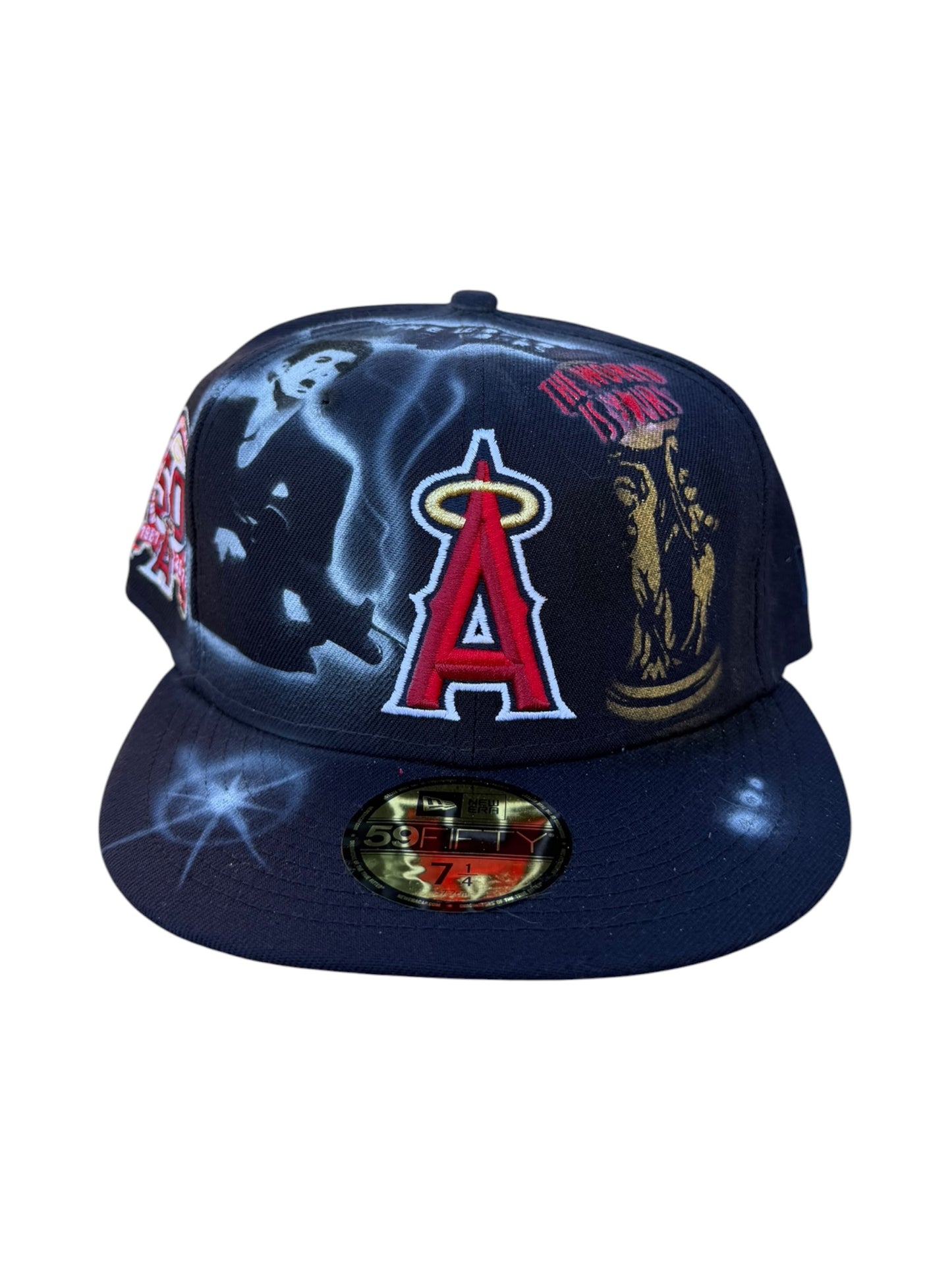 Size 7 1/4 Angels Scarface Fitted Navy