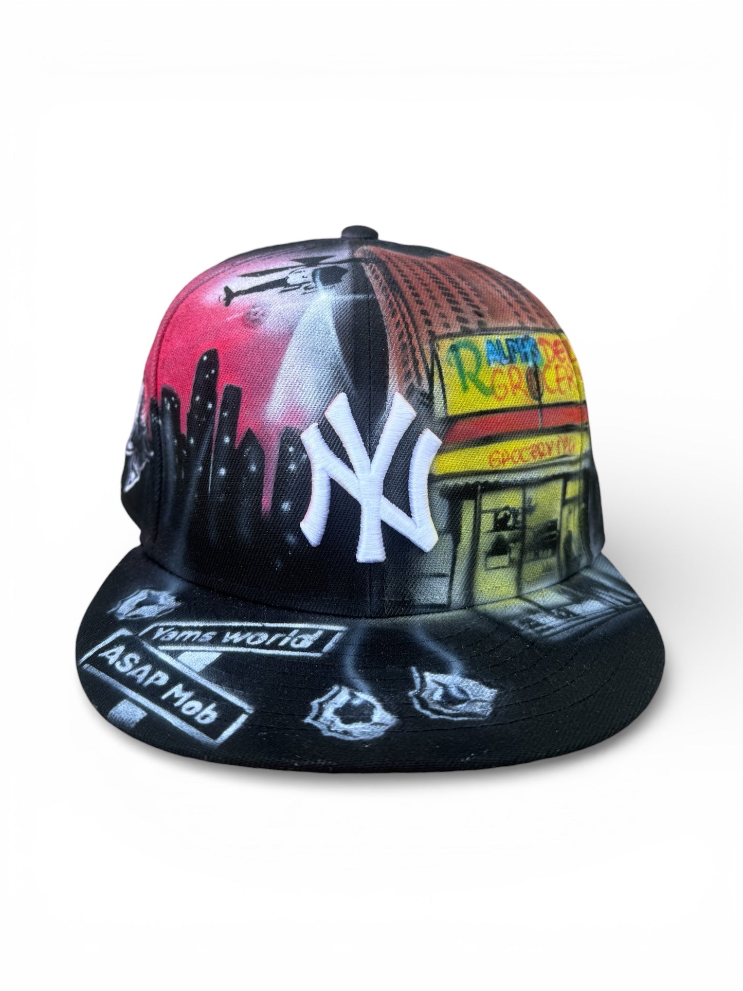 Size 7 NY A$AP Airbrush Fitted