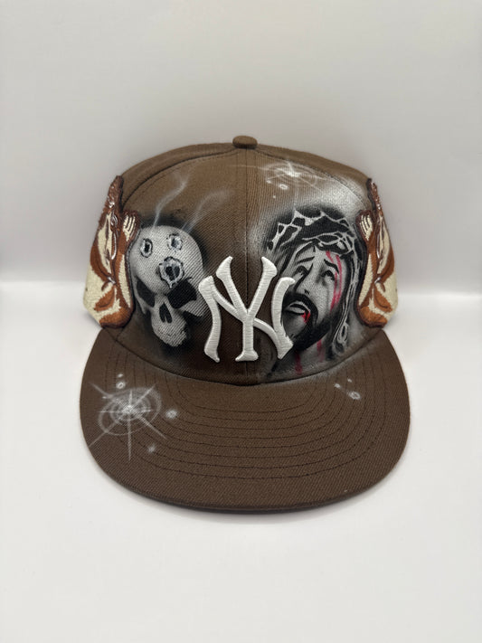 Size 7 1/2 Jon Stan NY Airbrush Fitted