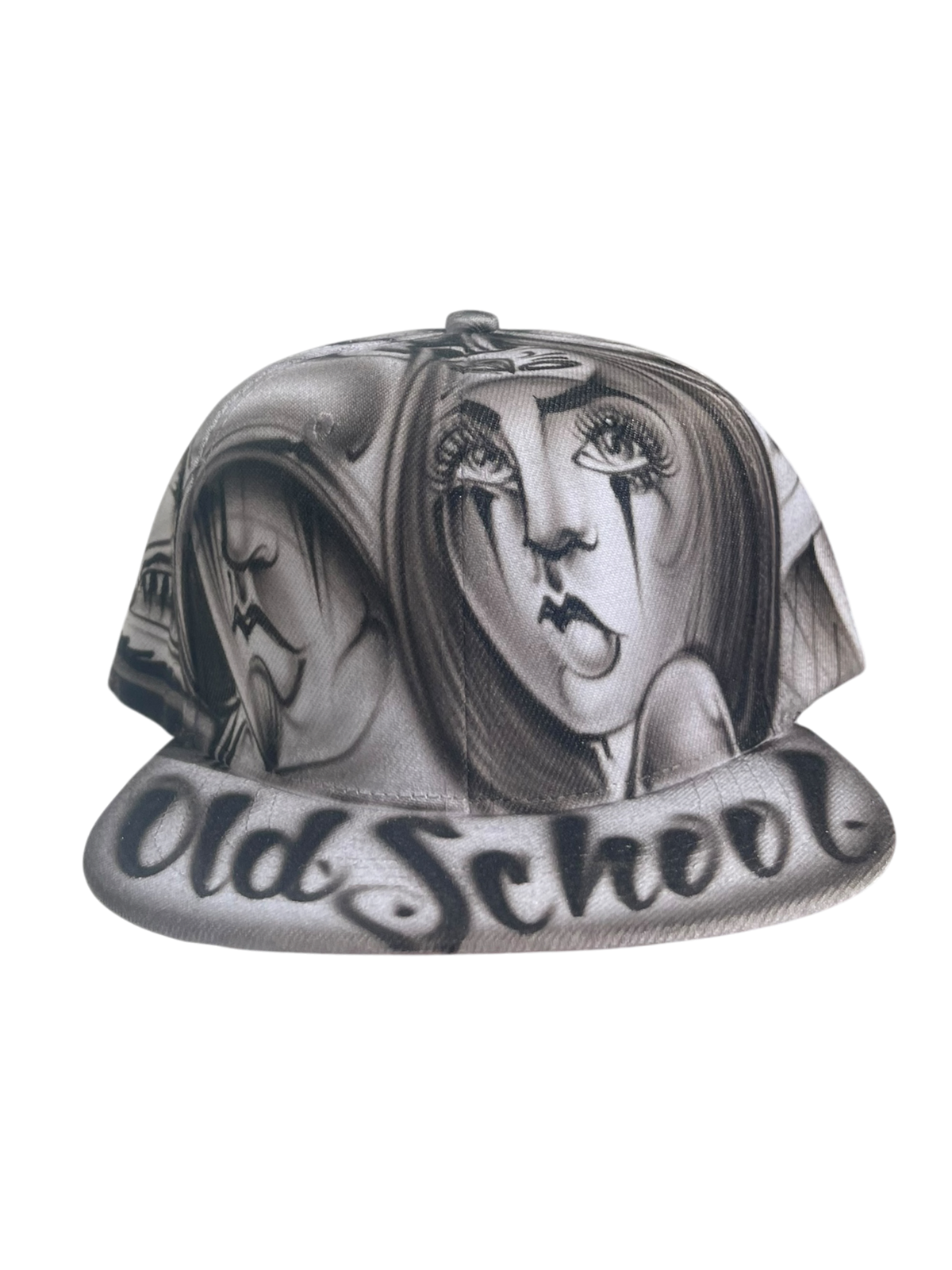 Airbrushed Old School SnapBack