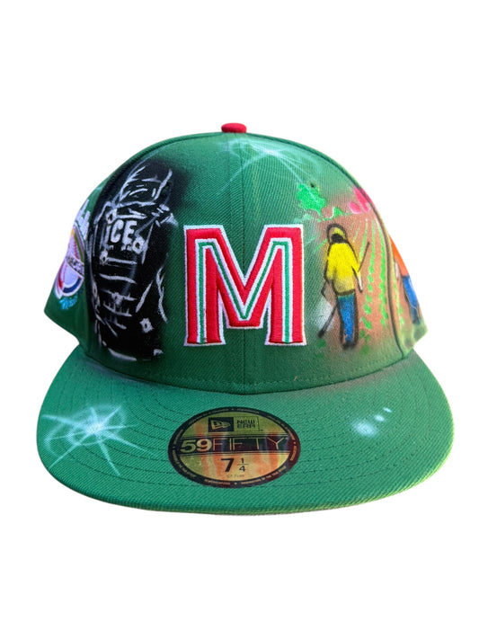 Size 7 1/4 Mexico F**K ICE Fitted