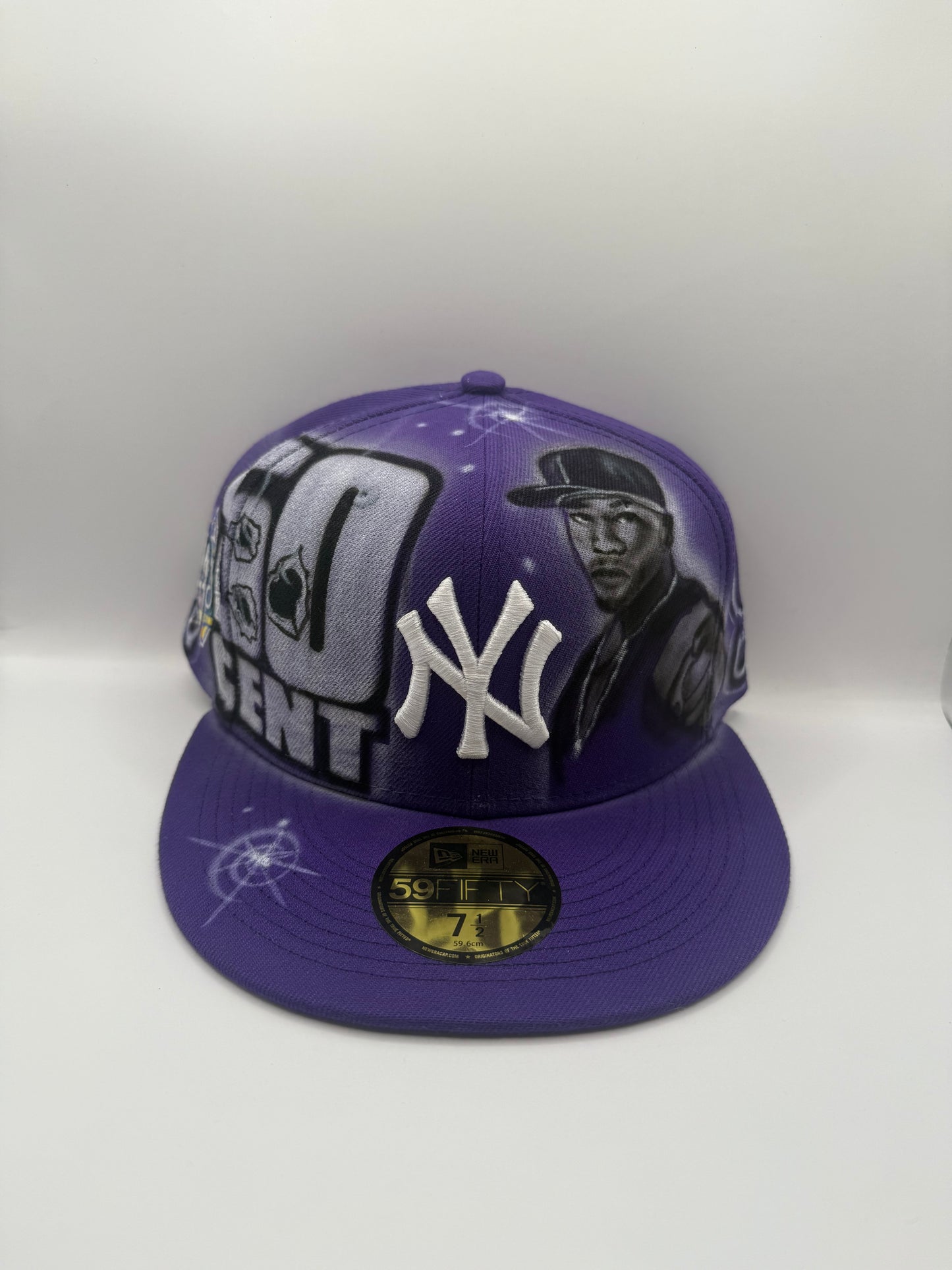 7 1/2 50 Cent Airbrush Fitted