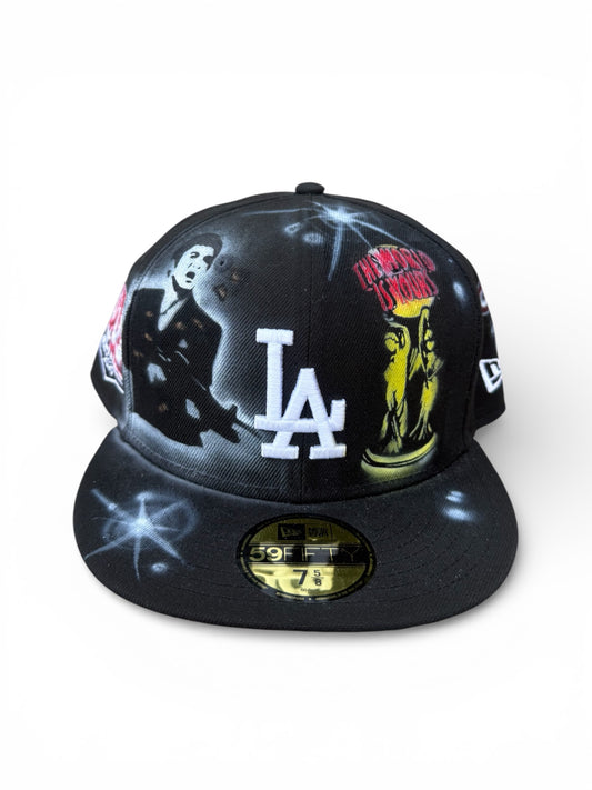 Size 7 5/8 LA Scarface Airbrush Fitted