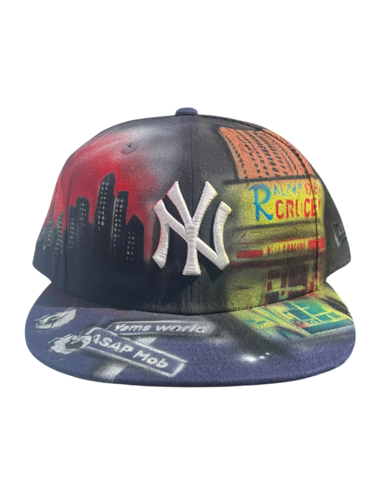 Size 7 7/8 NY Bodega Airbrush Fitted