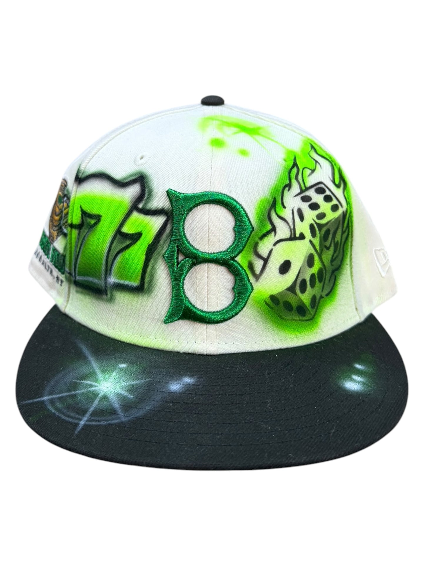 Size 7 3/4 Highrollers x Hoodstar Airbrushed Fitted