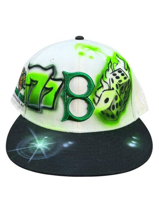 Size 7 3/4 Highrollers x Hoodstar Airbrushed Fitted