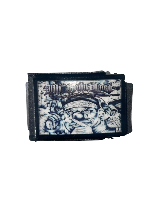 Airbrushed Belt “Mi Vida Loco”