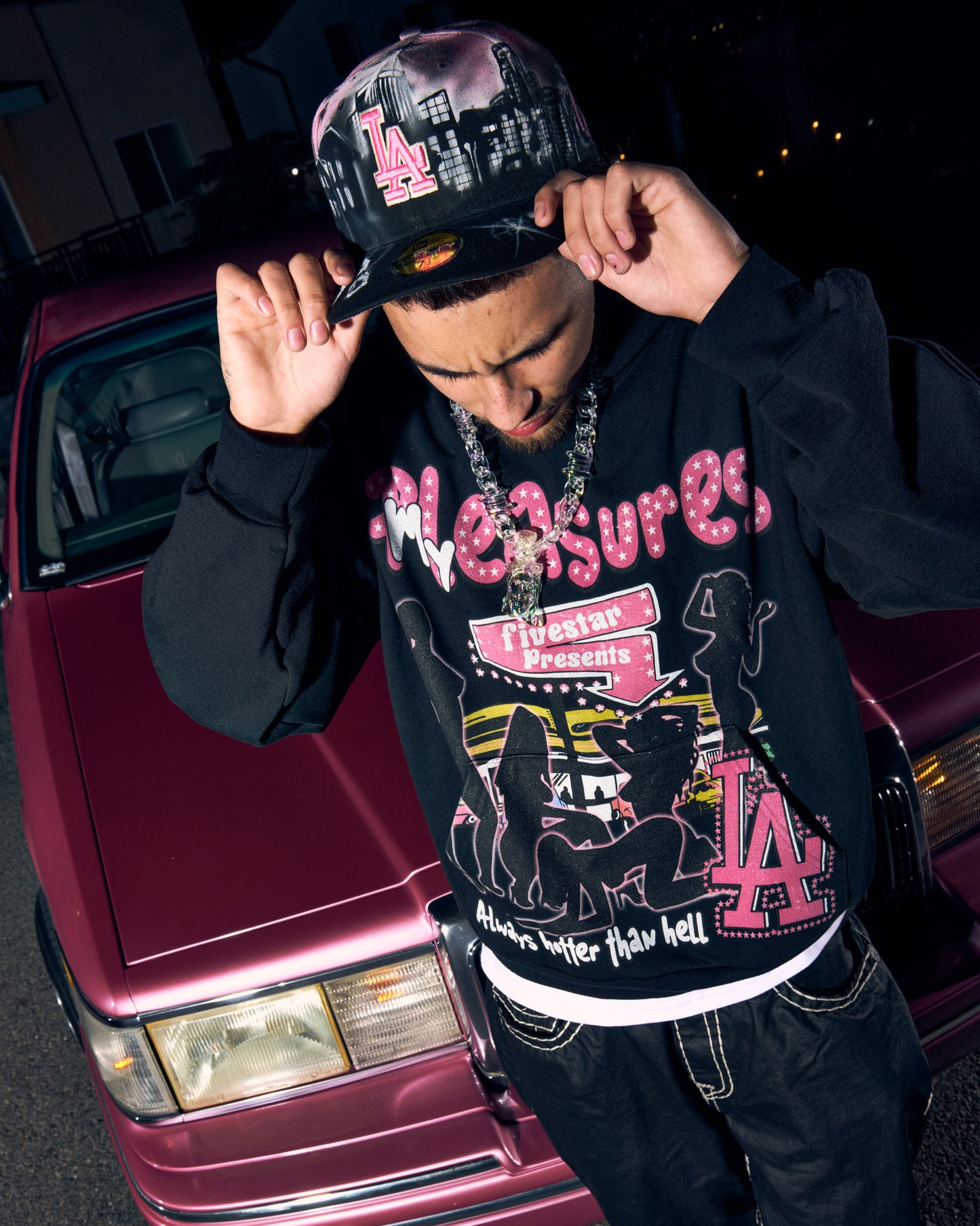 5STAR LA PLEASURE HOODIES